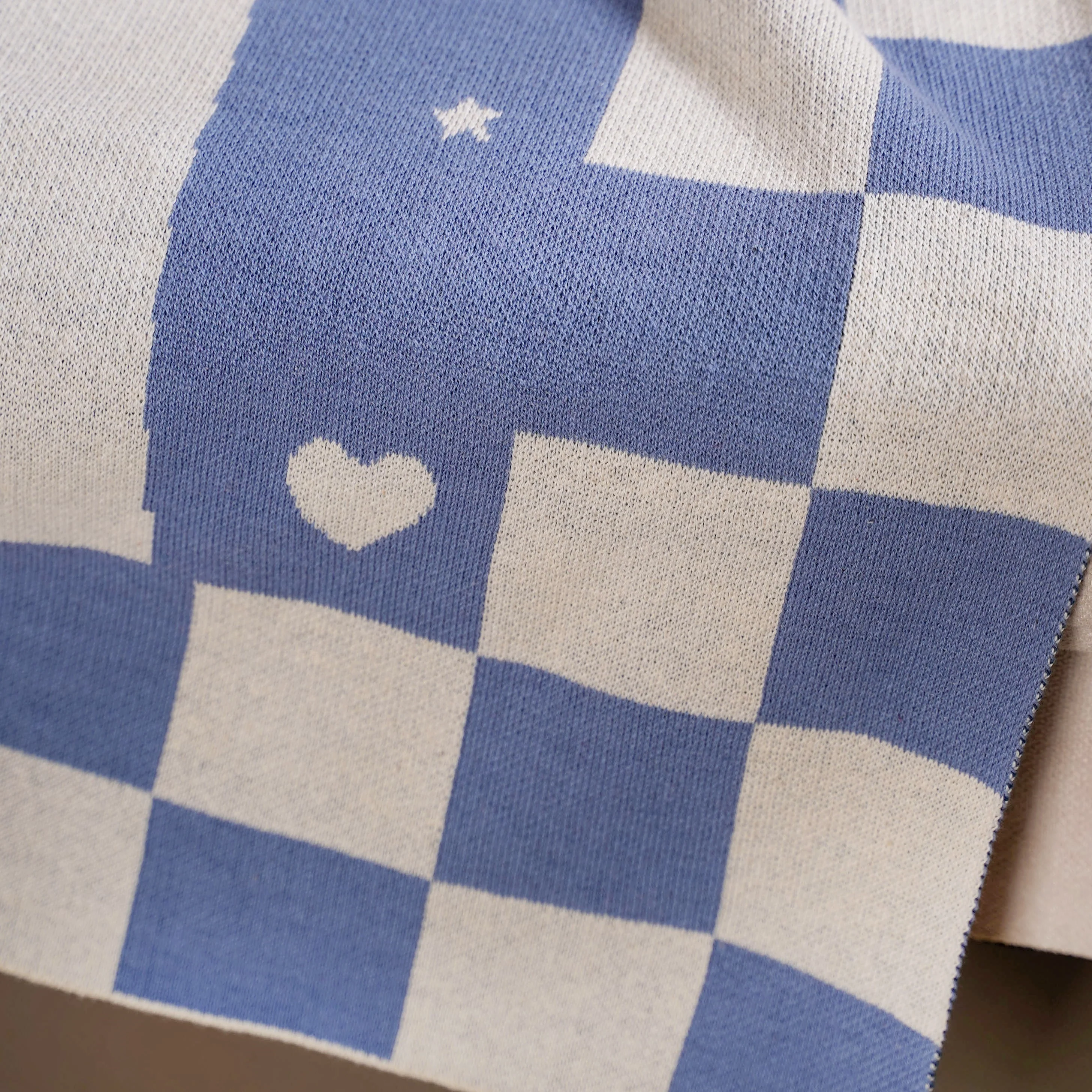 Cuddle Bear Knitted Cotton Throw Blanket For Toddlers 105x78cm - Image 5