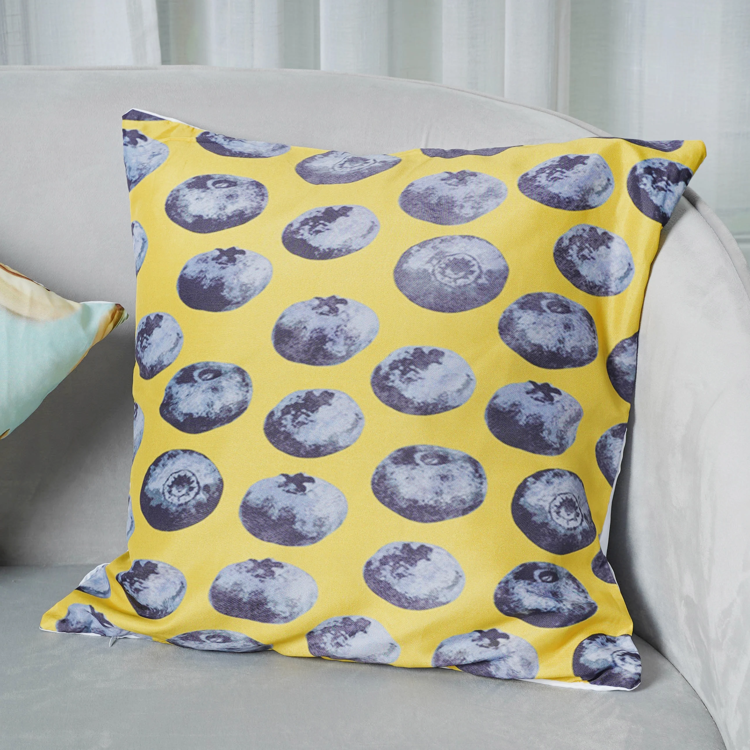 Cushion Cover Set of 5 with Fruit Prints - Image 10