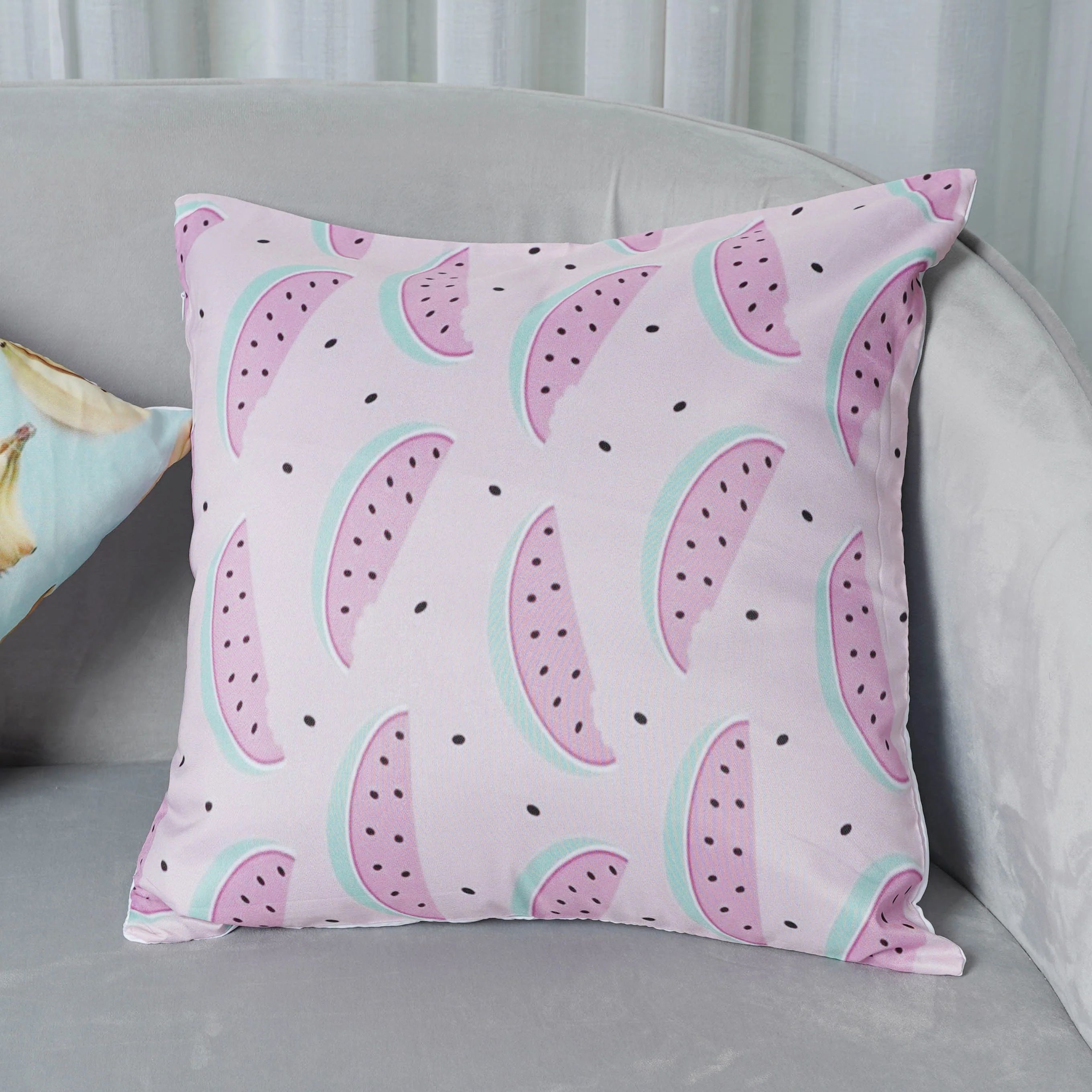 Cushion Cover Set of 5 with Fruit Prints - Image 9