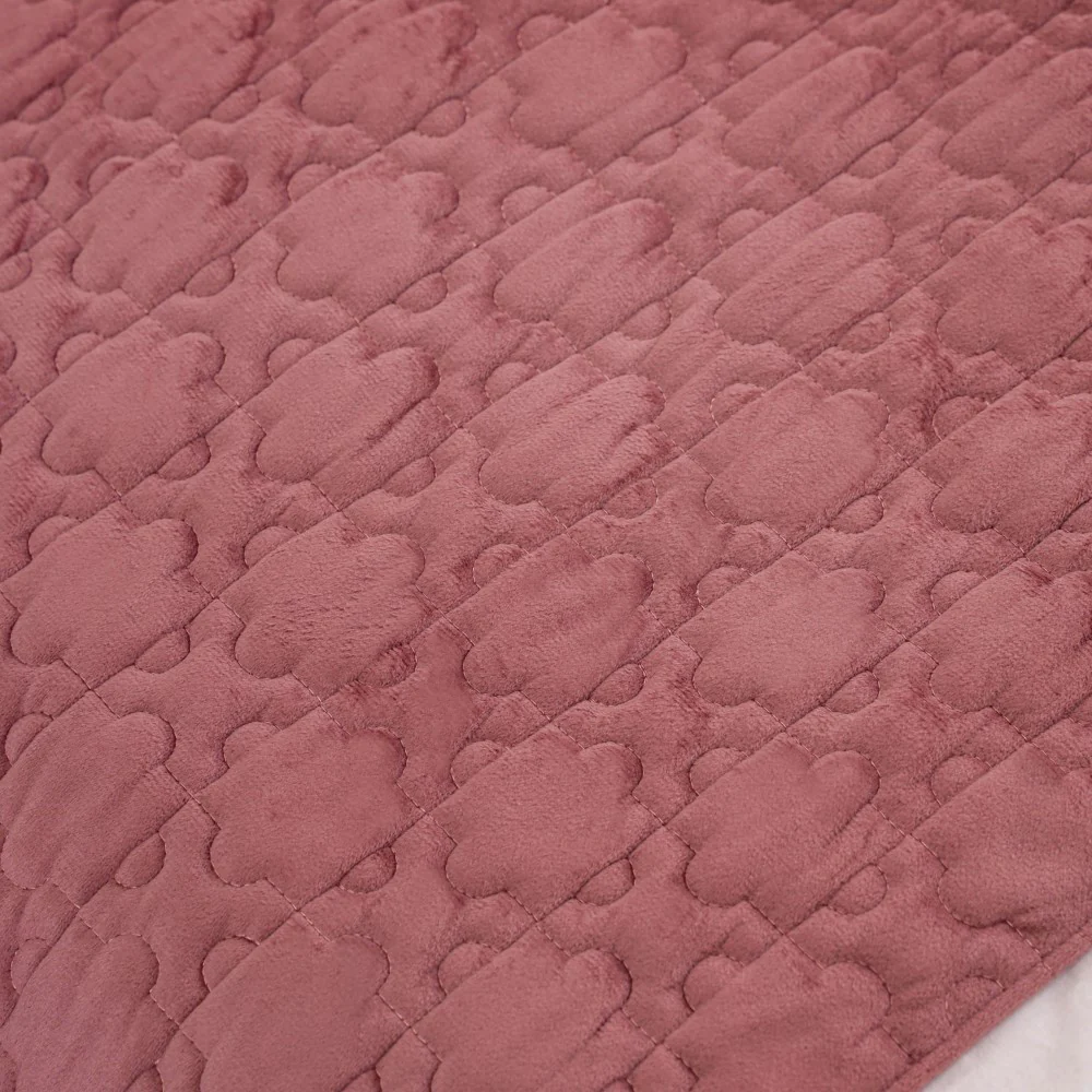 Cushion Cover & Table Runner Set Of 3 Pink - Image 3