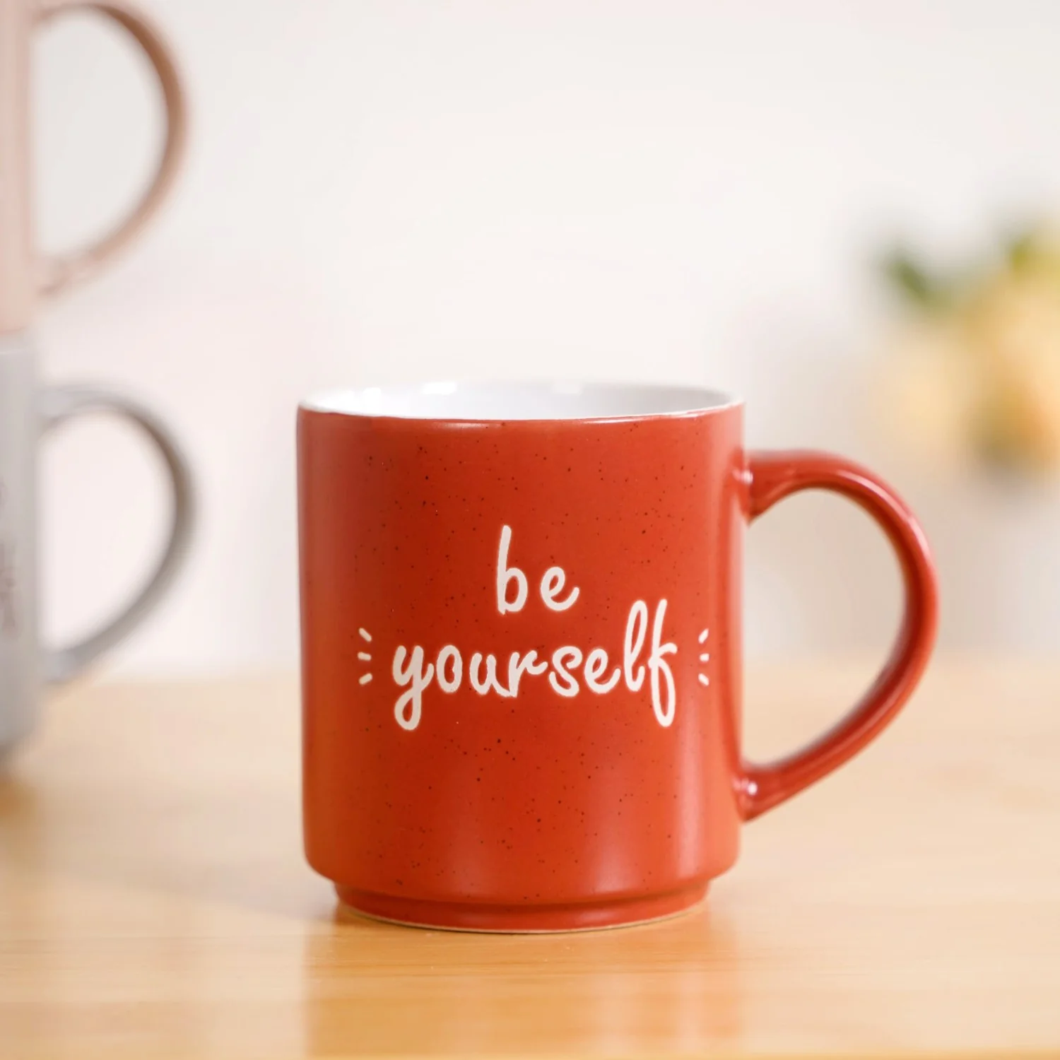 Daily Motivation Quotes Stackable Mugs Set Of 4 280ml - Image 6