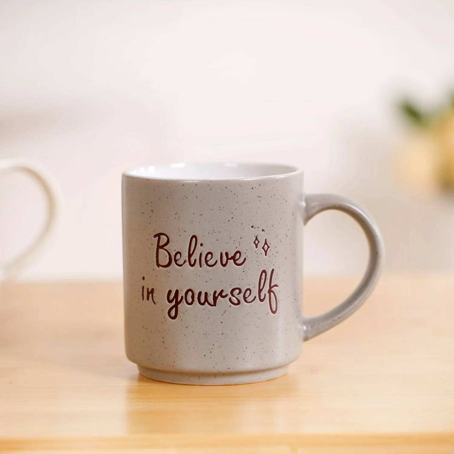 Daily Motivation Quotes Stackable Mugs Set Of 4 280ml - Image 7