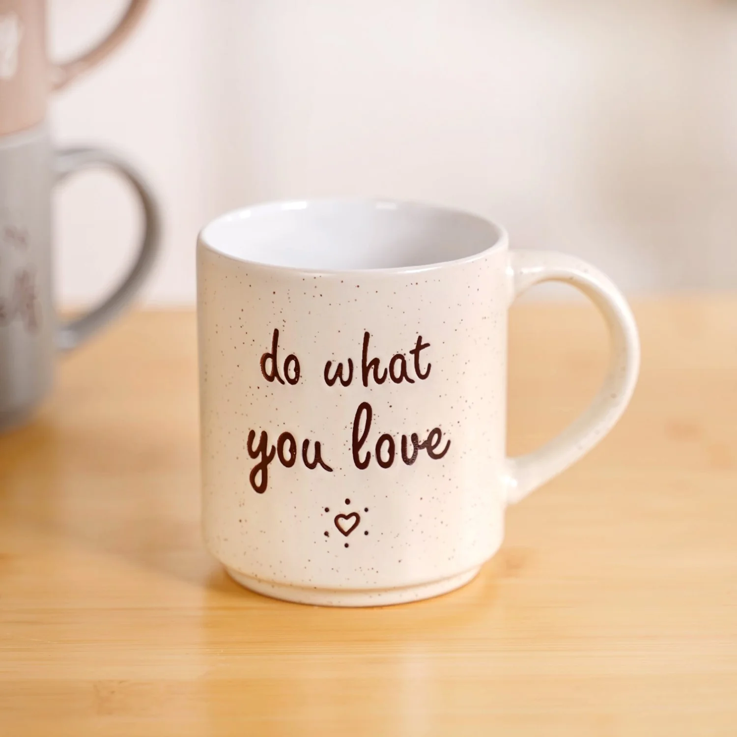 Daily Motivation Quotes Stackable Mugs Set Of 4 280ml - Image 9