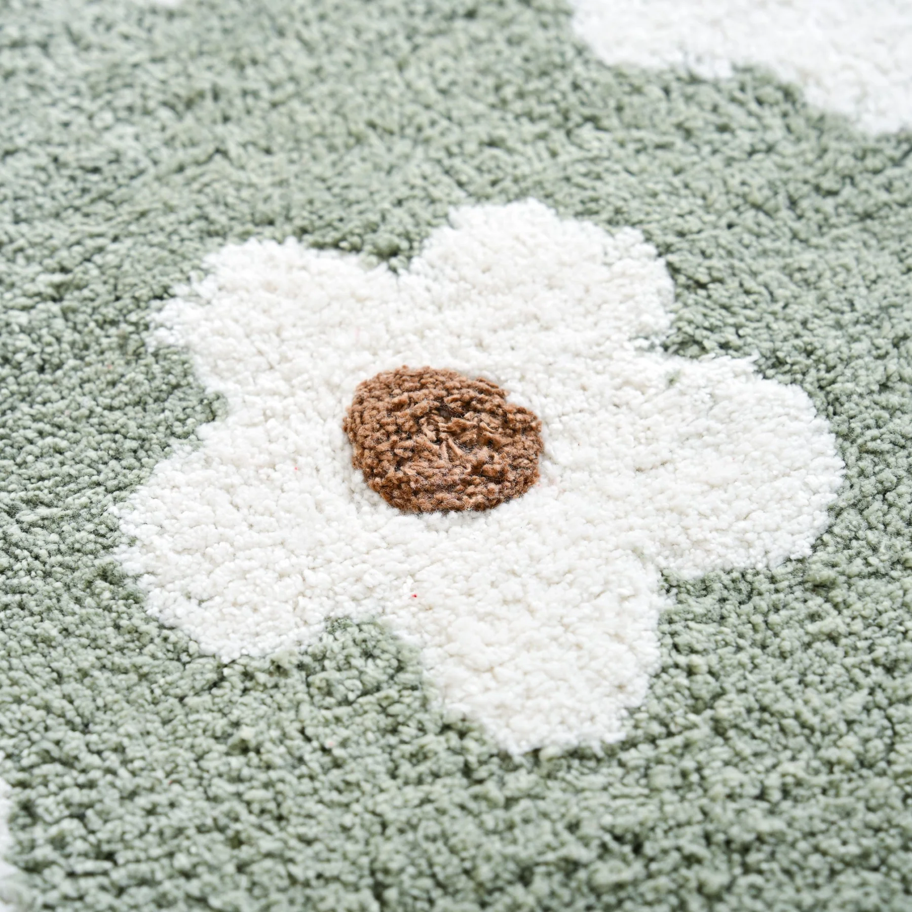 Daisy Flowers Cotton Anti Slip Floor Mat 83x53cm - Image 5