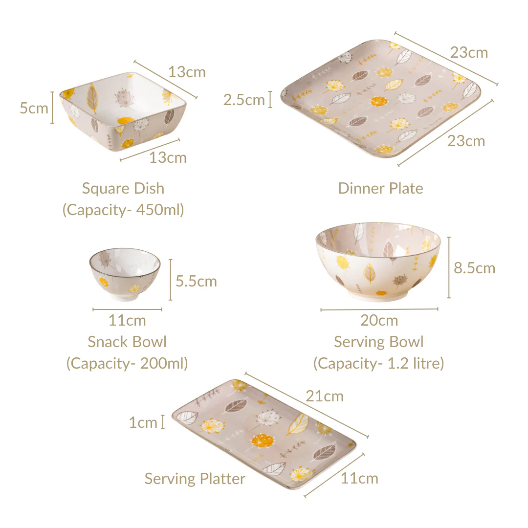 Dandelion 26 Piece Dinnerware For 6 - Image 10