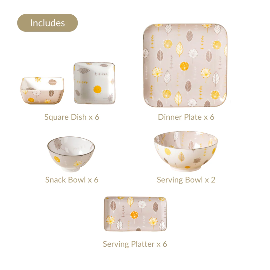 Dandelion 26 Piece Dinnerware For 6 - Image 4