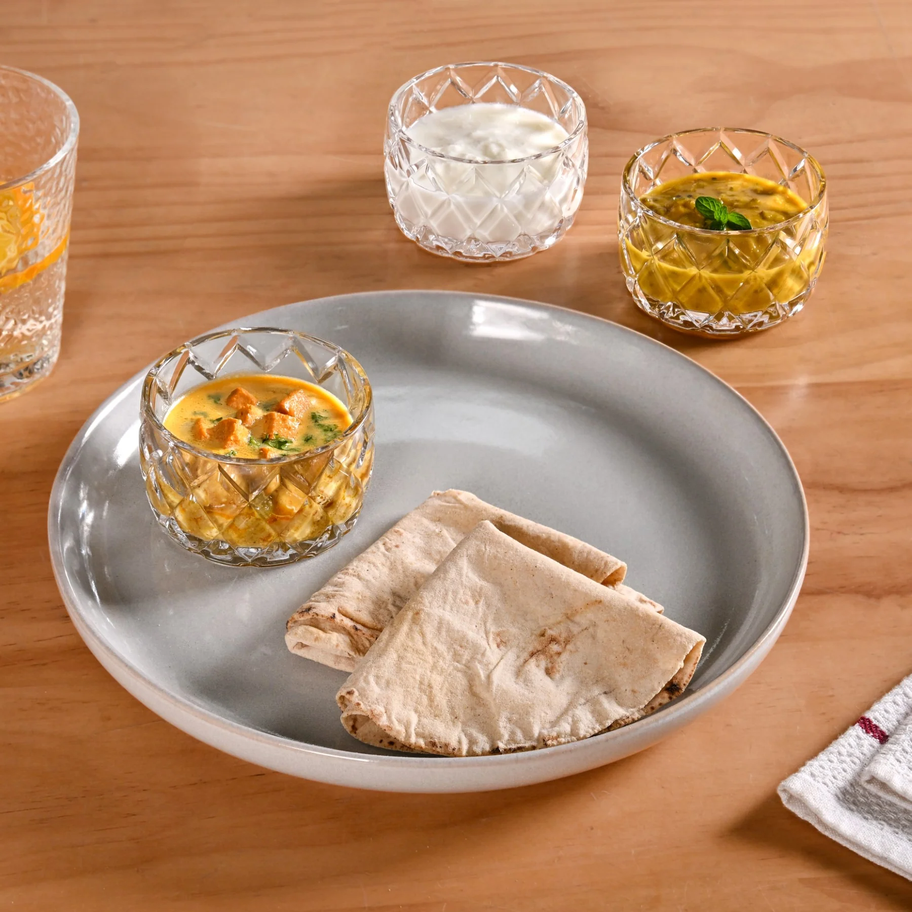 Diamond Cut Glass Bowl Set Of 6 160ml - Image 8