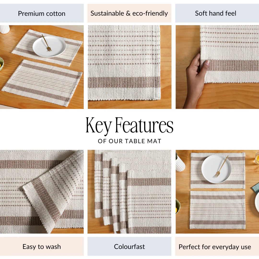 Dune Weave Placemat Set Of 6 - Image 5