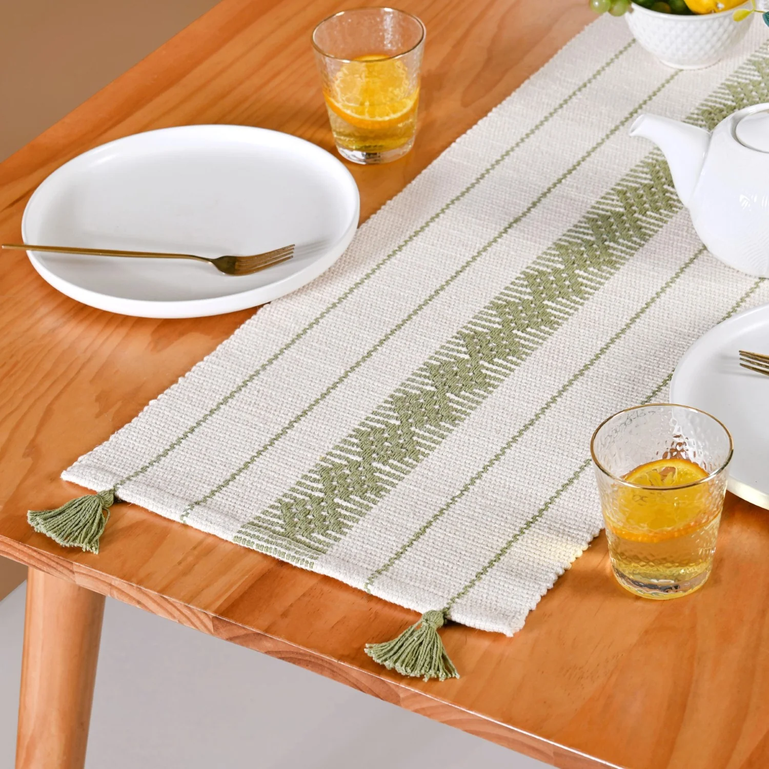 Ecofriendly Cotton Runner 180x33cm - Image 3