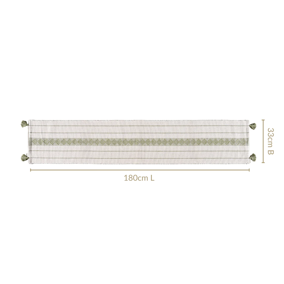 Ecofriendly Cotton Runner 180x33cm - Image 4