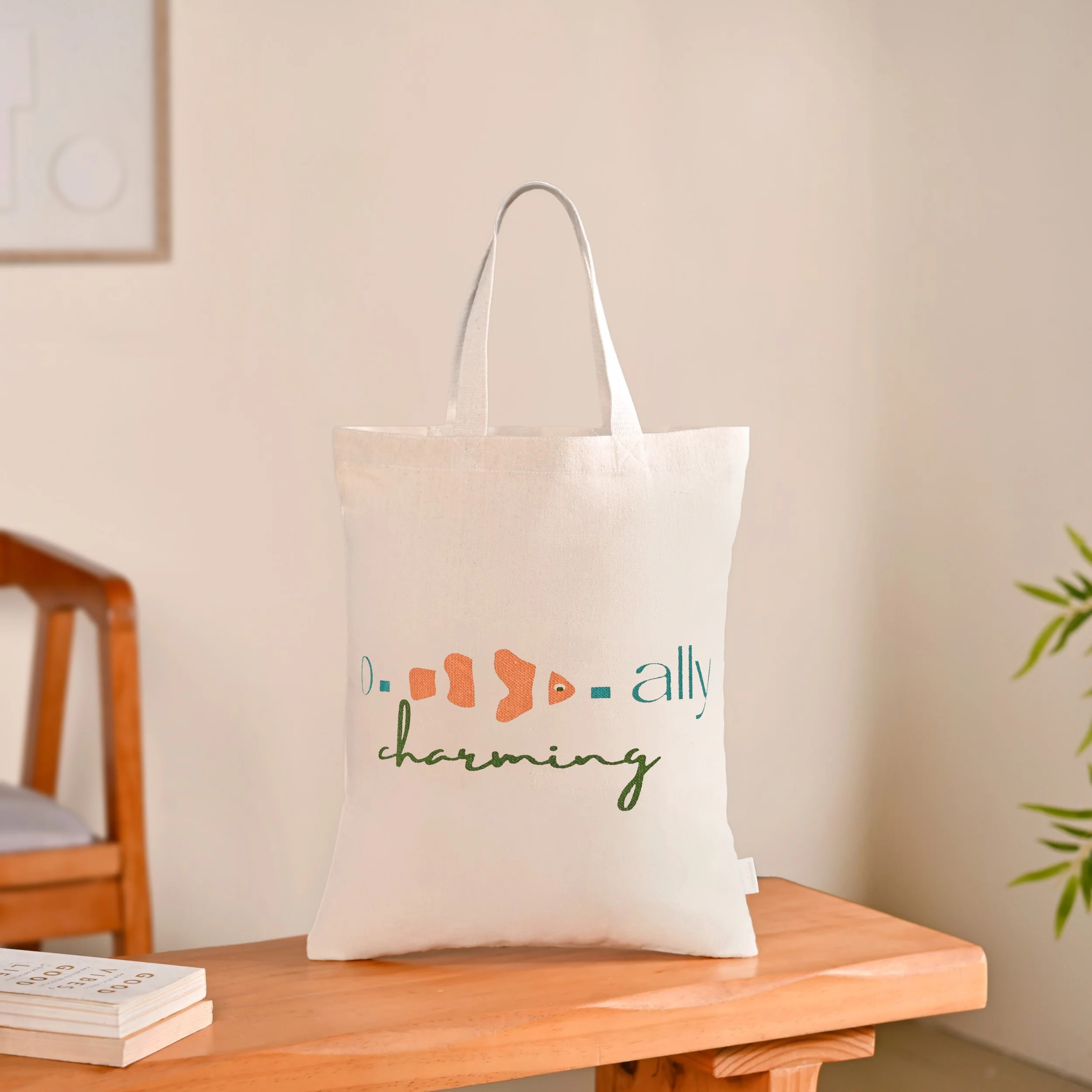 Ecofriendly Everyday Canvas Tote Bag Set Of 2 - Image 7