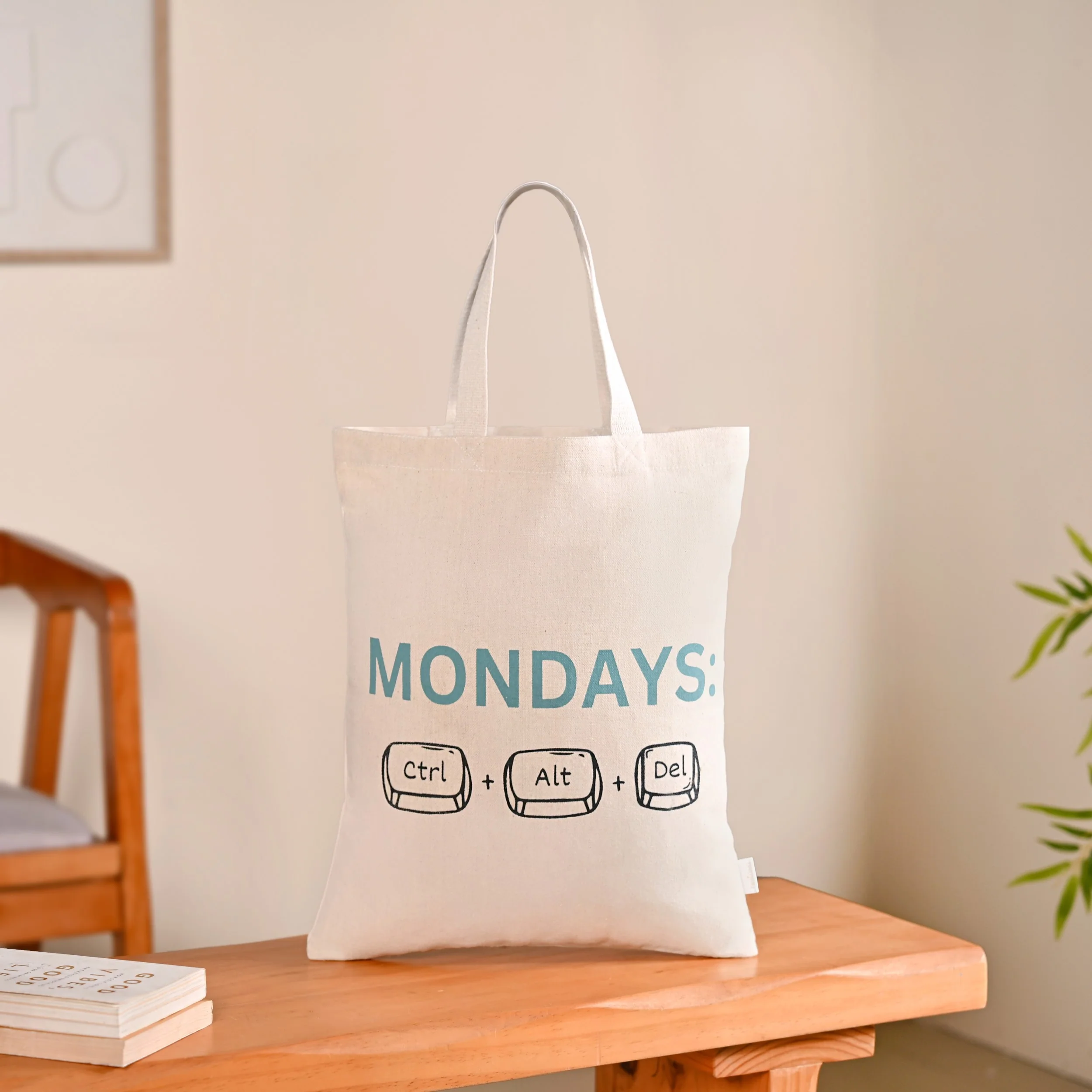 Ecofriendly Everyday Canvas Tote Bag Set Of 2 - Image 8