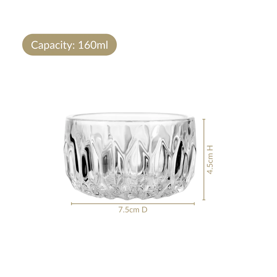Embossed Side Bowl Set Of 6 160ml - Image 6