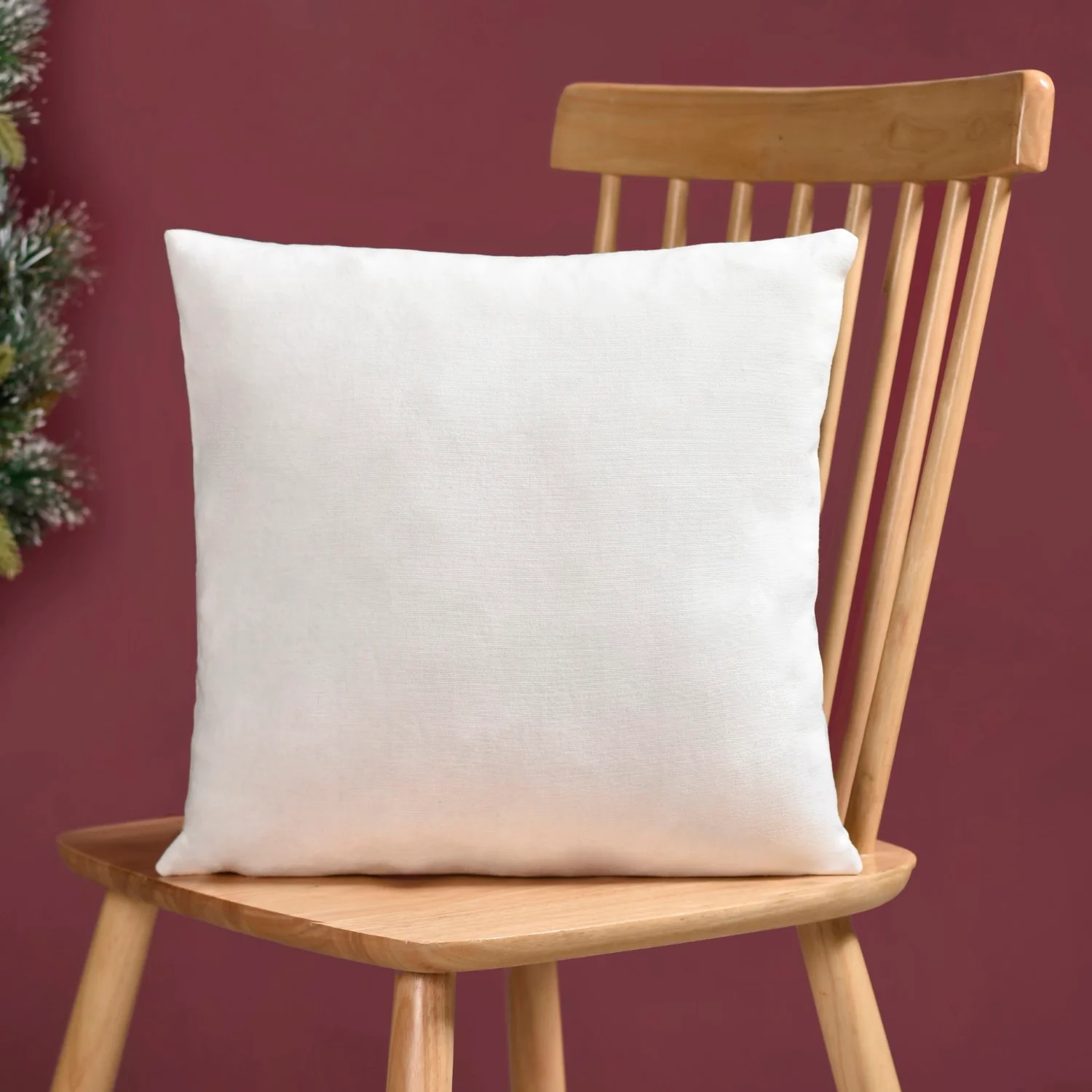 Embroidered Christmas Gifts Cushion Cover 40x40cm - Image 8
