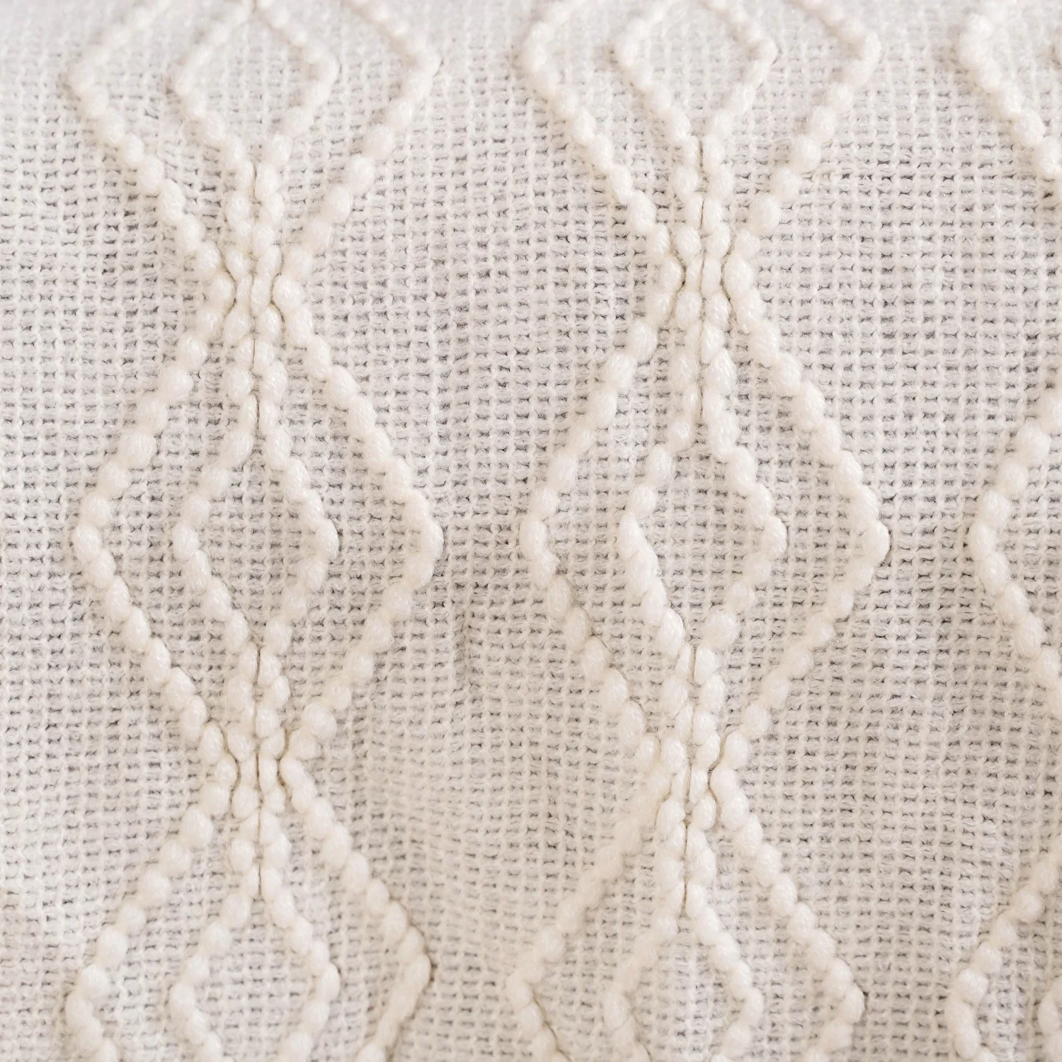Feather Soft Throw Blanket Off White - Image 2