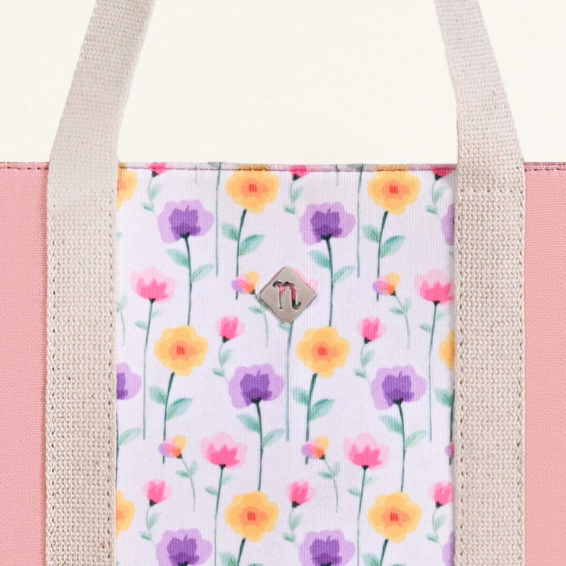 Floracore Canvas Tote Bag Pink - Image 6