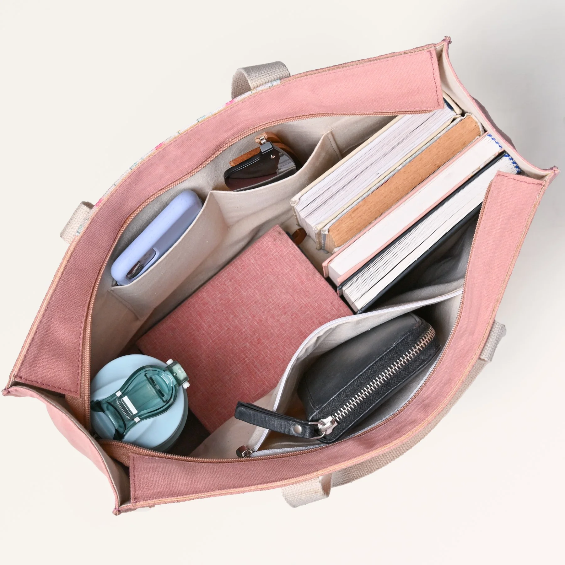 Floracore Canvas Tote Bag Pink - Image 7