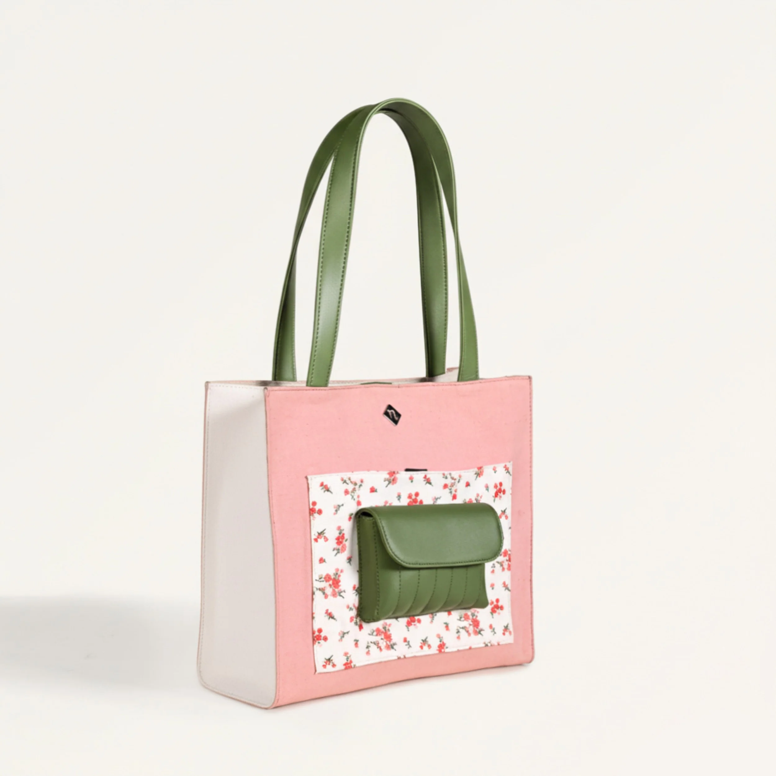 Floral Canvas Tote Bag - Image 2