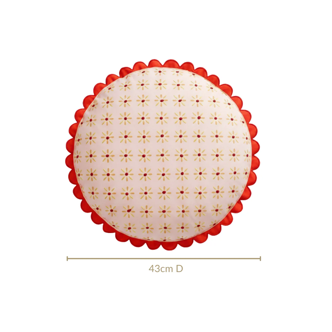 Bloom Era Gaillardia Cotton Cushion Cover 43cm - Image 3