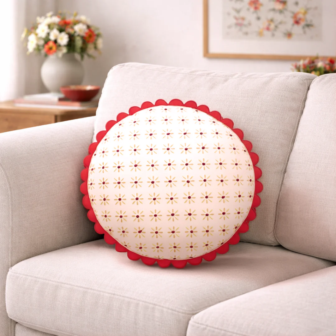 Bloom Era Gaillardia Cotton Cushion Cover 43cm - Image 7