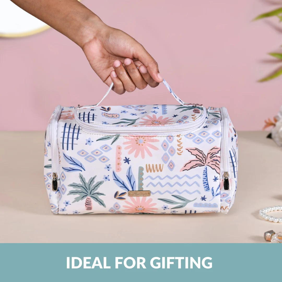 Floral Travel Organiser With Side Pockets - Image 3