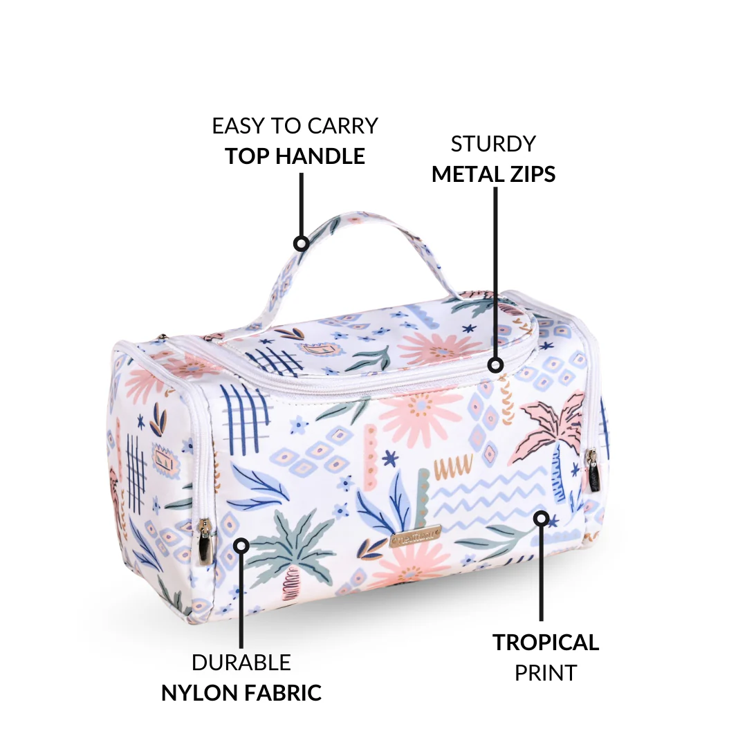 Floral Travel Organiser With Side Pockets - Image 6