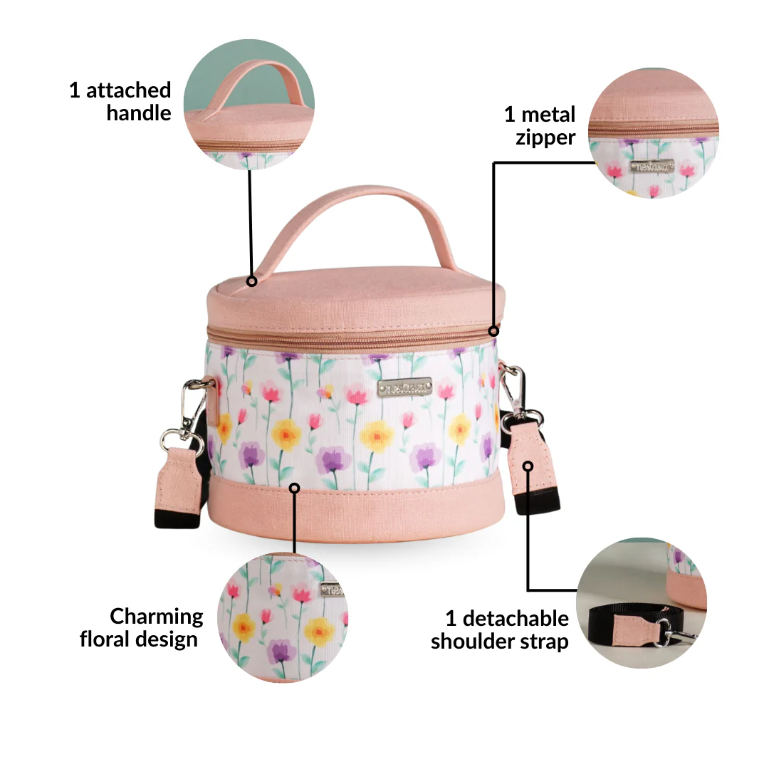 Flowercore Insulated Lunch Bag For Women - Image 2