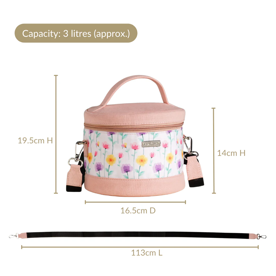 Flowercore Insulated Lunch Bag For Women - Image 4