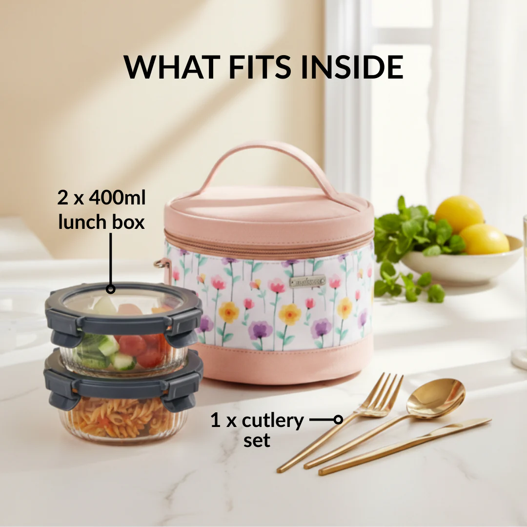 Flowercore Insulated Lunch Bag For Women - Image 6