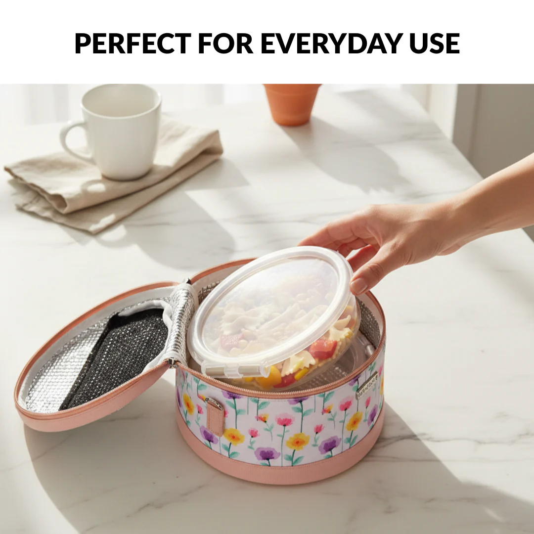 Flowercore Insulated Lunch Bag For Women - Image 8