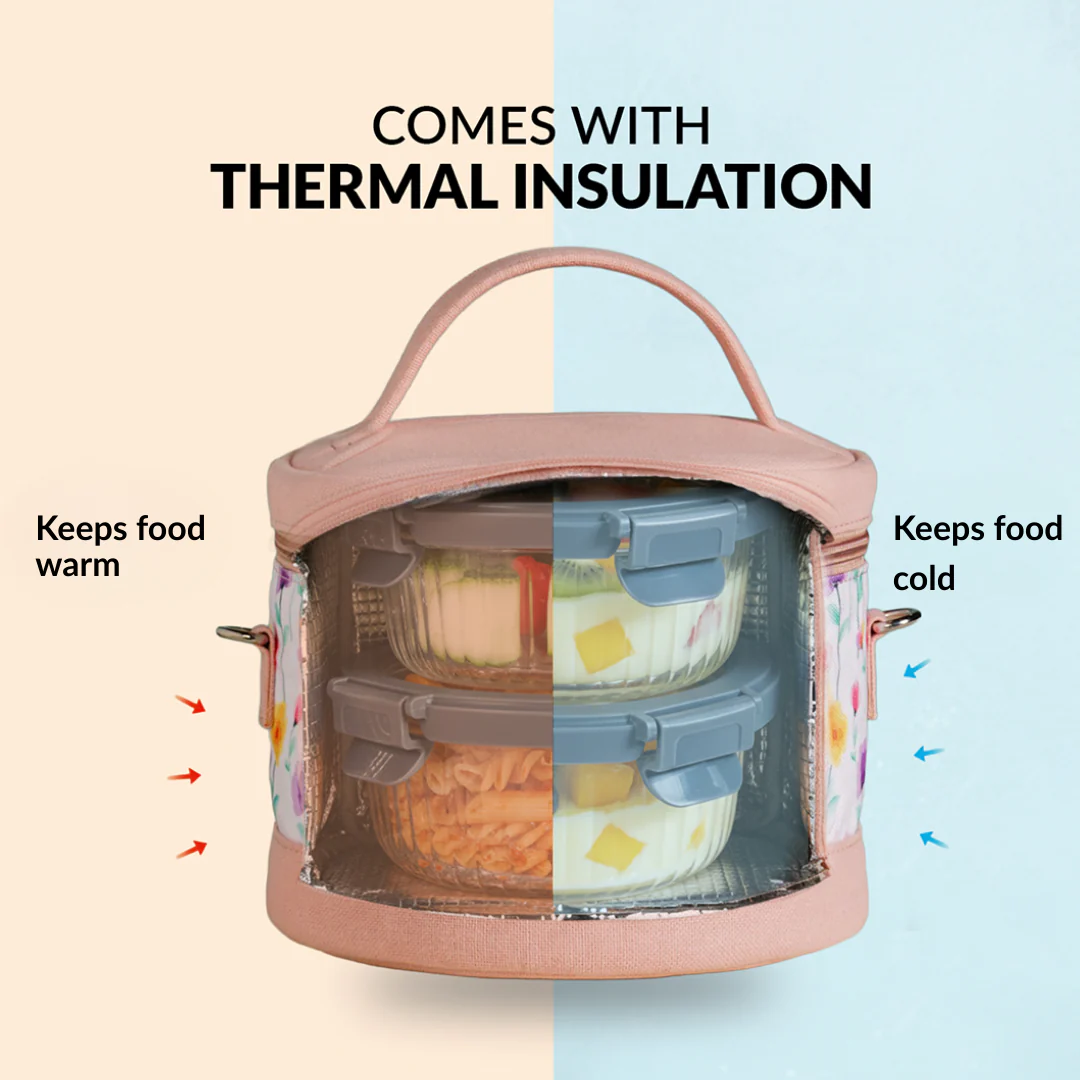 Flowercore Insulated Lunch Bag For Women - Image 9