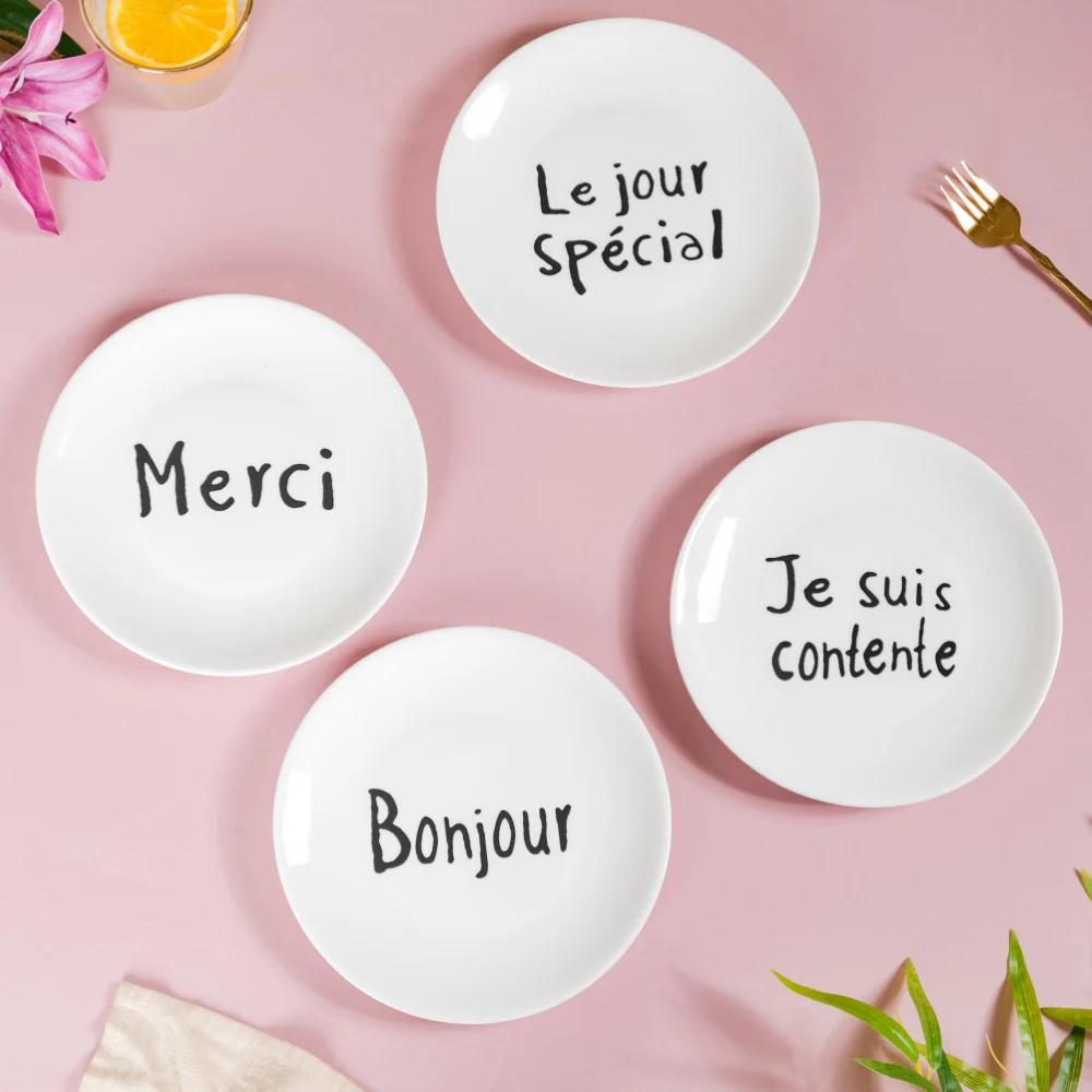 French Plates Set of 4 - Image 11