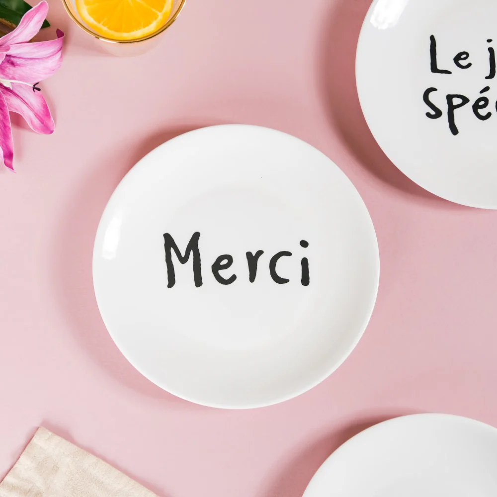 French Plates Set of 4 - Image 5
