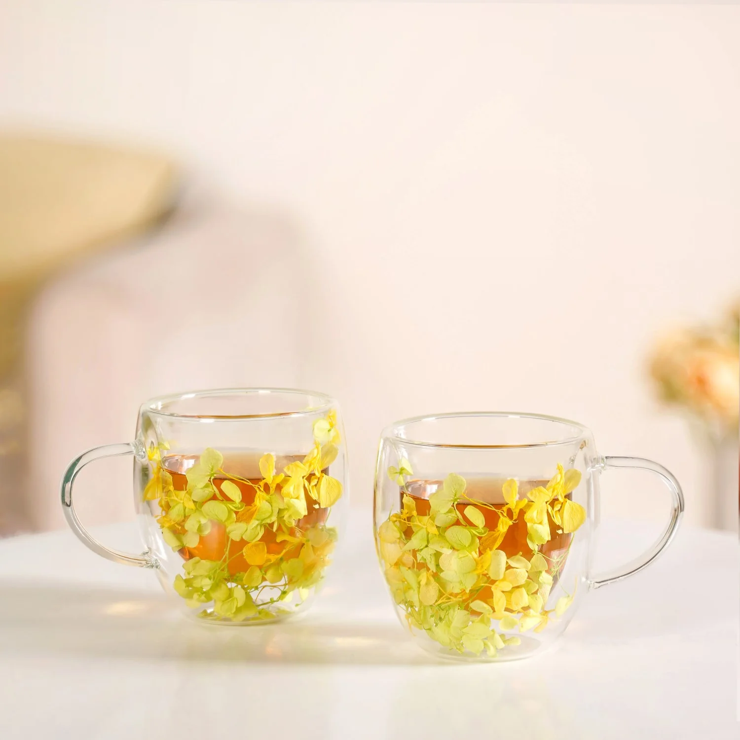 Fresh Florals Double Walled Mug Set Of 2 250ml - Image 9