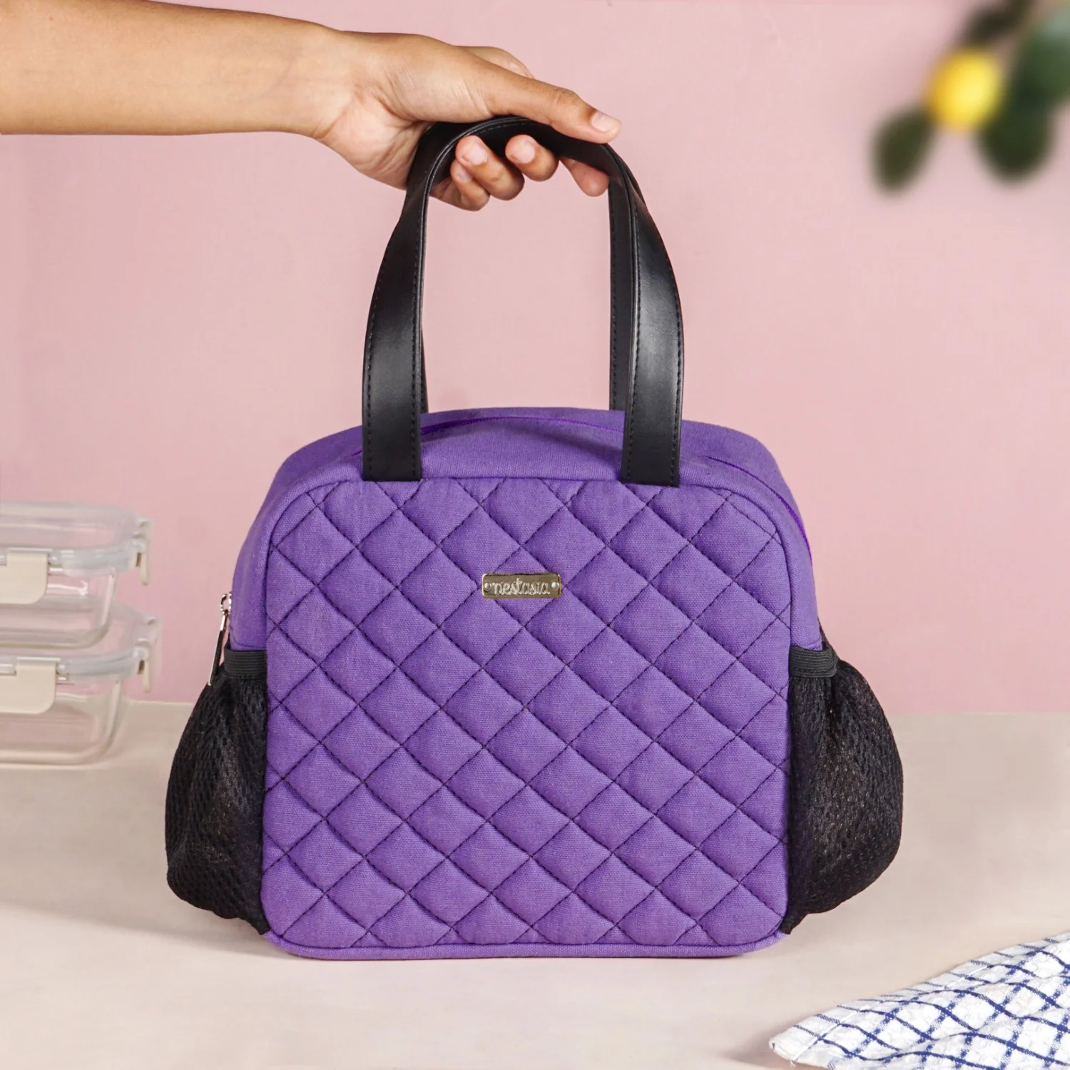 Freshpack Insulated Daily Lunch Bag Purple - Image 2