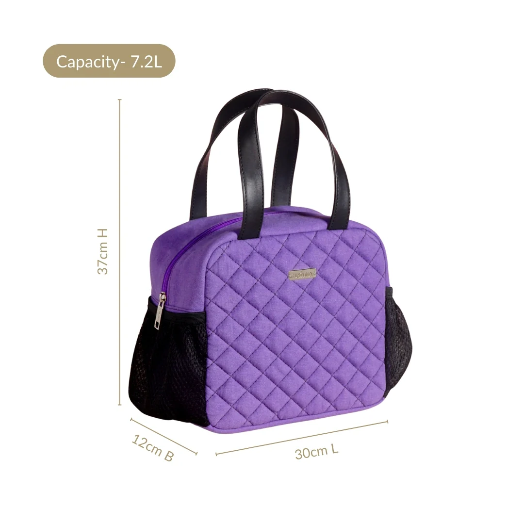Freshpack Insulated Daily Lunch Bag Purple - Image 3