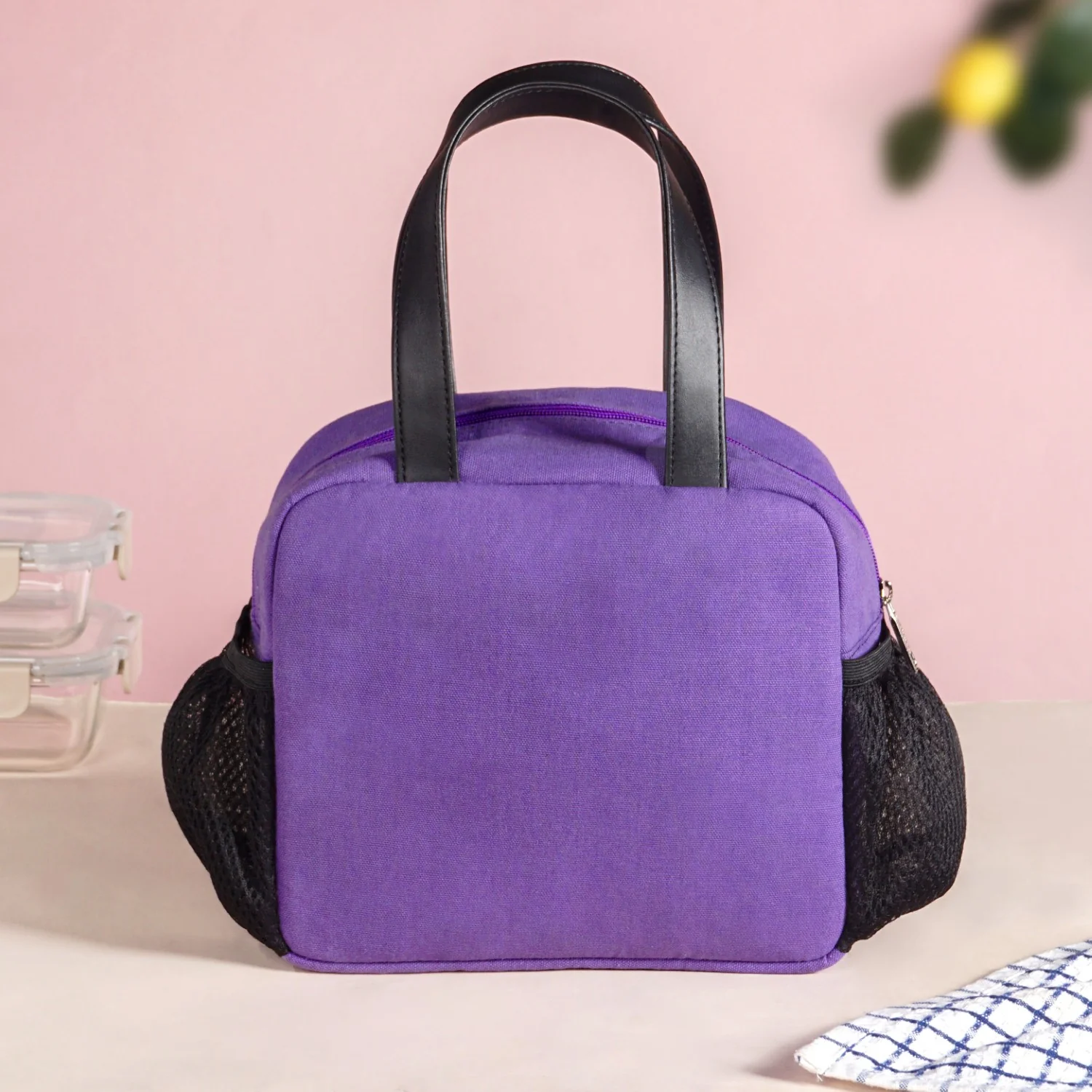 Freshpack Insulated Daily Lunch Bag Purple - Image 9