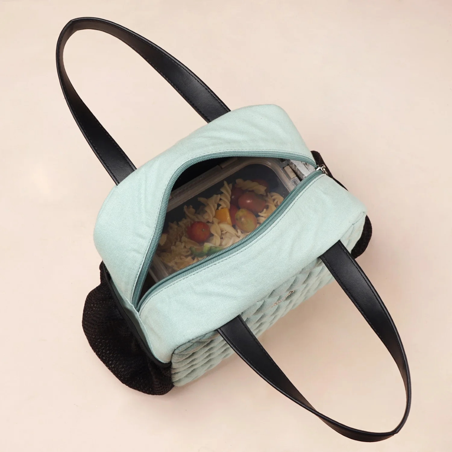 Freshpack Quilted Lunch Bag Mint - Image 7