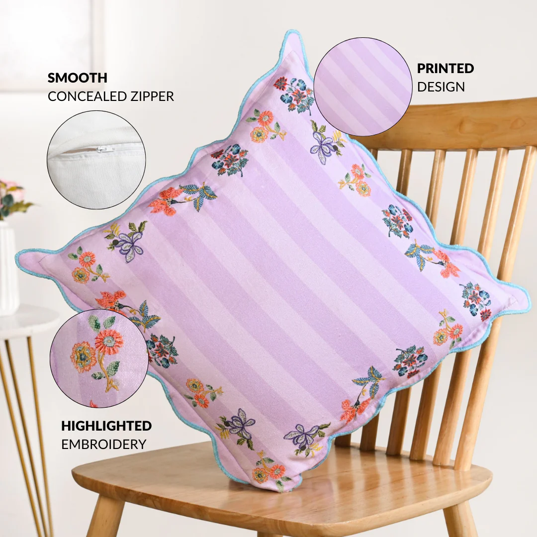 Bloom Era Cotton Cushion Cover 45x45cm - Image 2