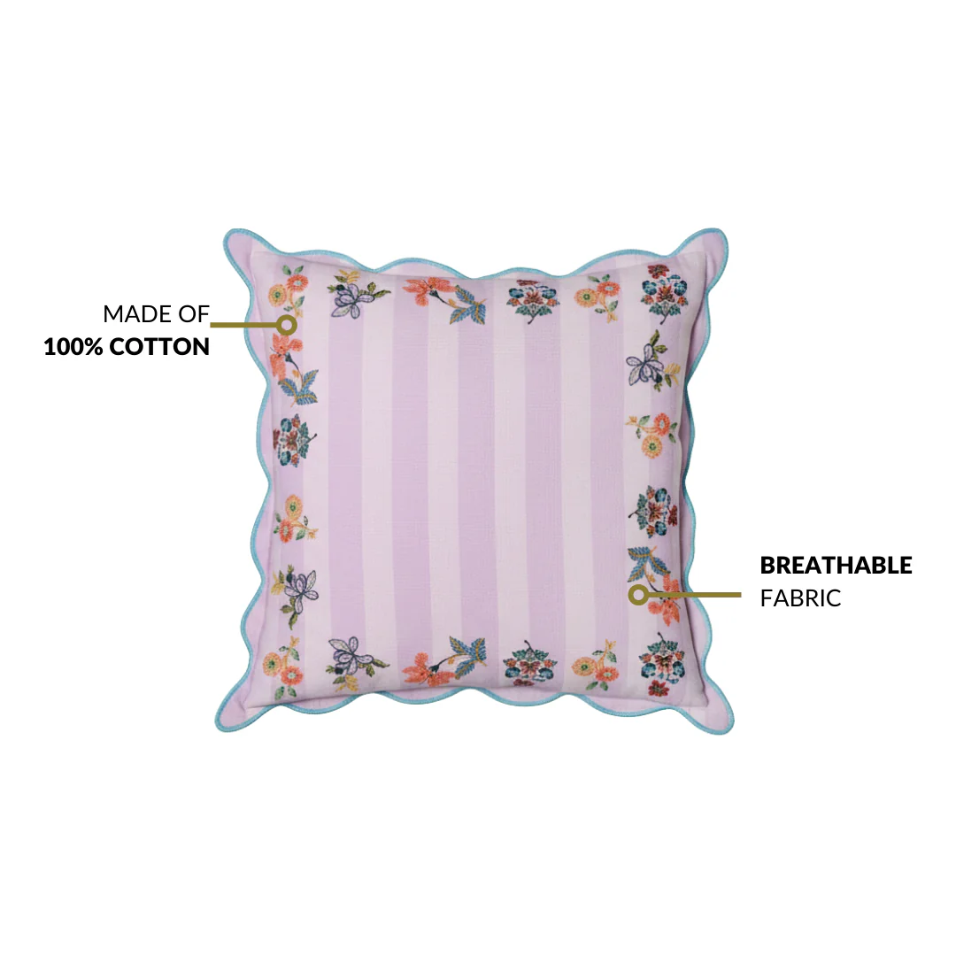 Bloom Era Cotton Cushion Cover 45x45cm - Image 4