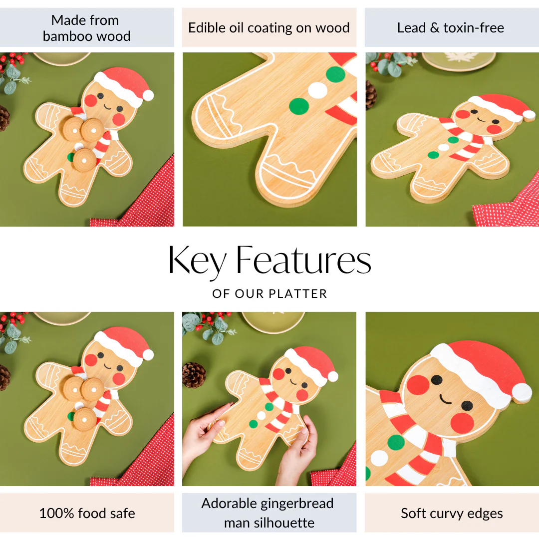 Gingerbread Man Serving Platter 30x22cm - Image 5