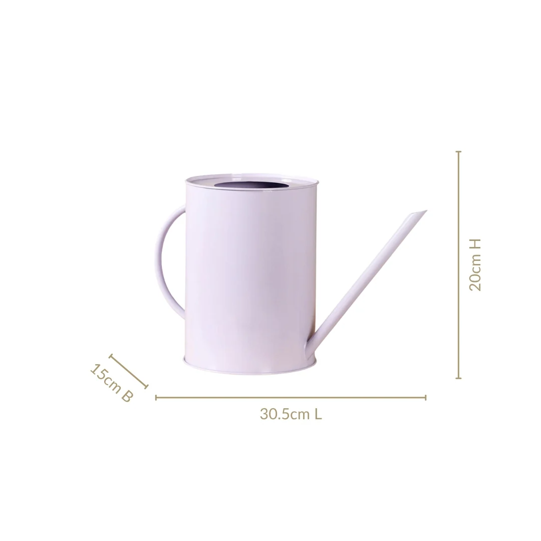 Glossy Finish Metal Watering Can Purple - Image 4