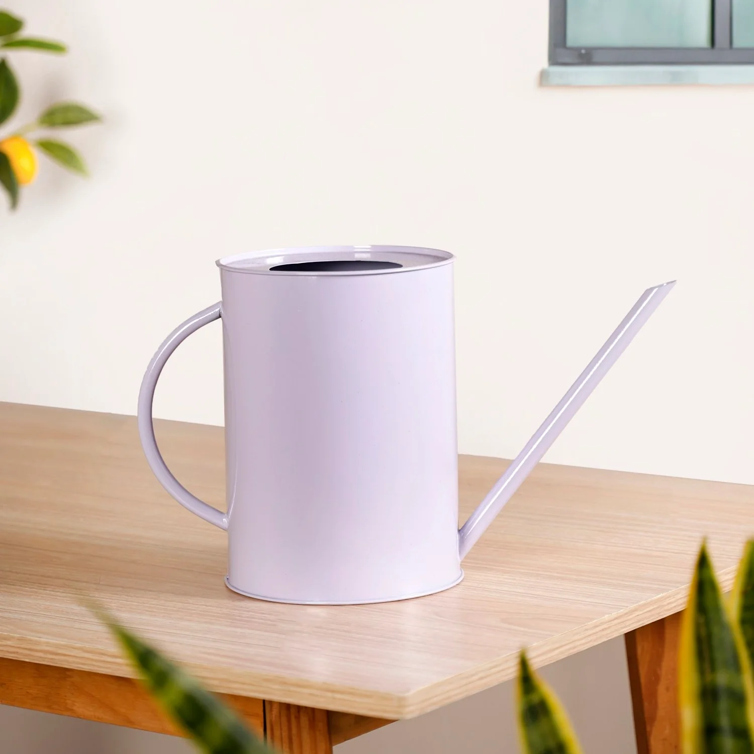 Glossy Finish Metal Watering Can Purple - Image 9