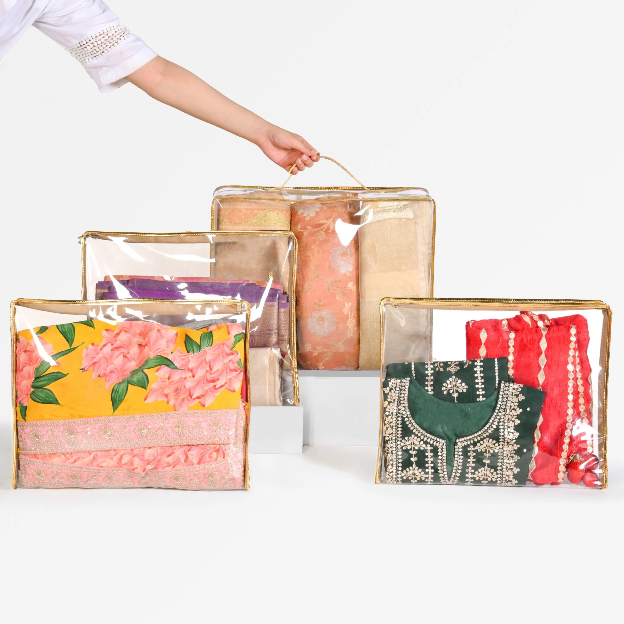 Gold Trousseau Storage Bags - Image 10