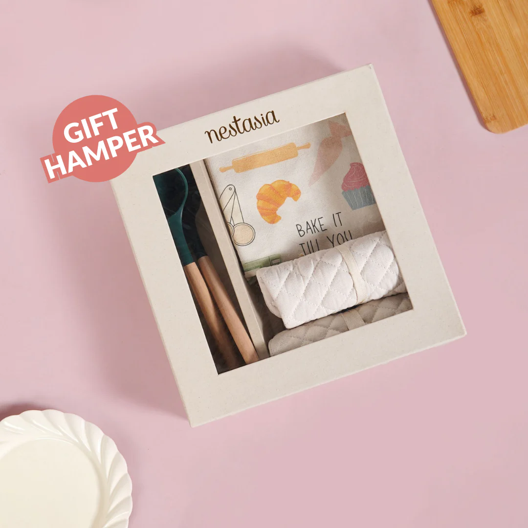 Gourmet Kitchen Gift Hamper With Apron Trivet Mitten And Spatula - Image 10