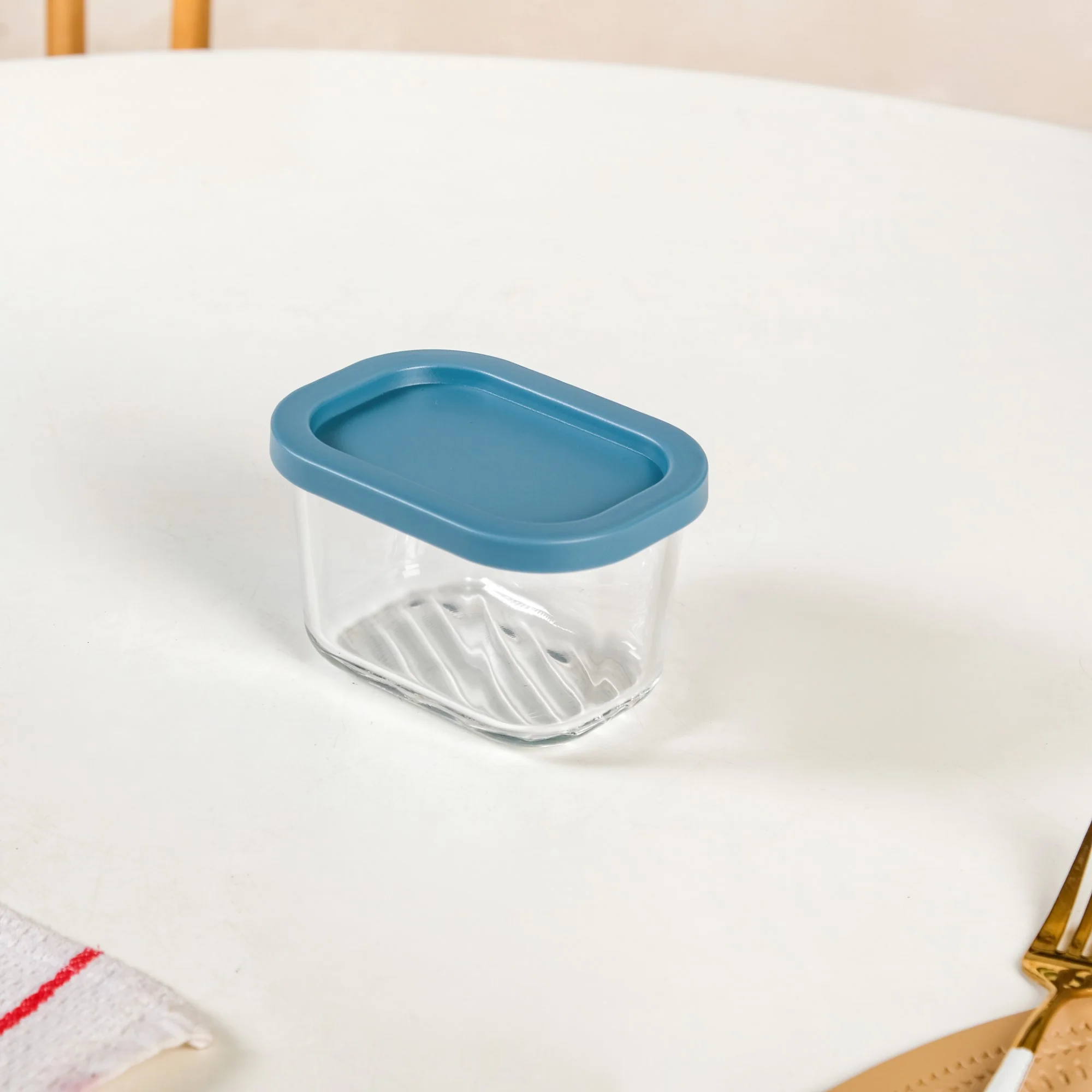 Groovo Stackable Glass Airtight Food Storage Containers Set Of 7 S 310ml M 520ml L 750ml XL 1200ml XXL 1700ml - Image 9