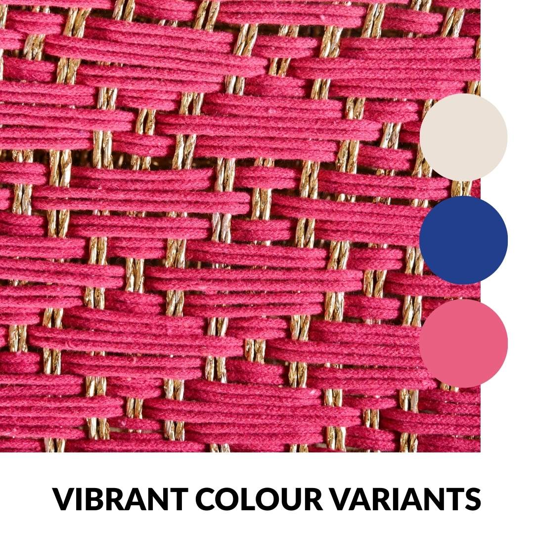 Handwoven Gift Basket Queen Pink - Image 8