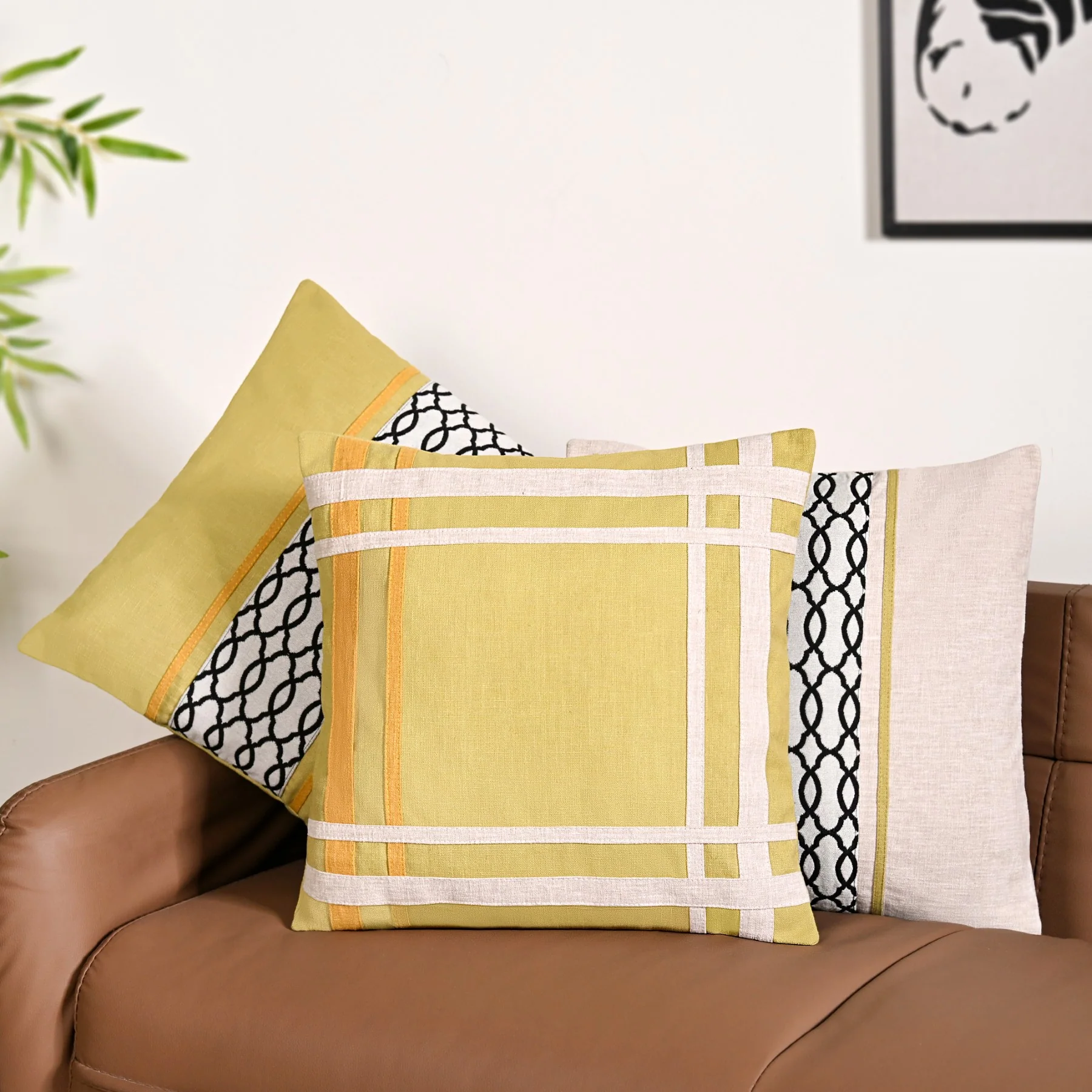 Harmony Hues Cushion Cover Set Of 3 40x40cm - Image 8