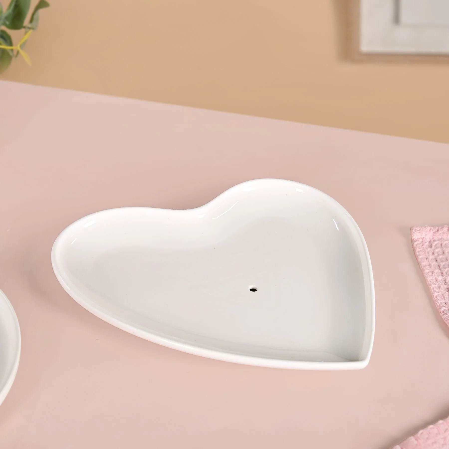 Heart Two Tier Ceramic Cake Stand - Image 6