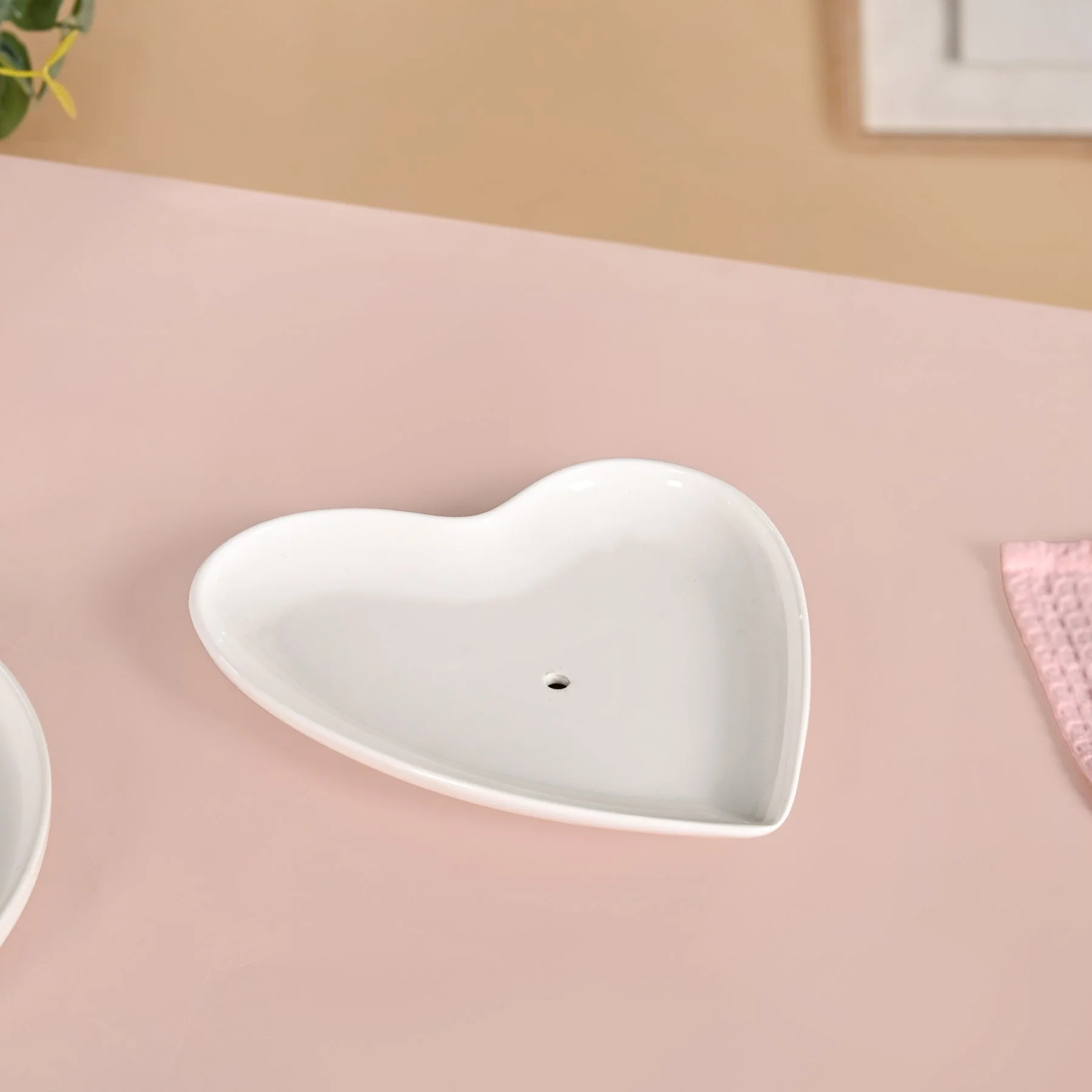 Heart Two Tier Ceramic Cake Stand - Image 7